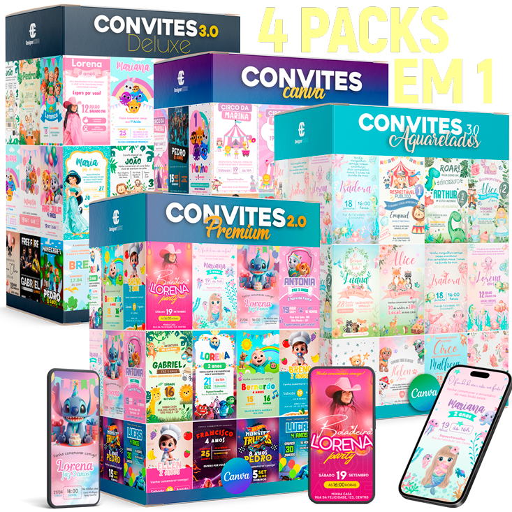 Super Combo Convites – DesignerCLUBE